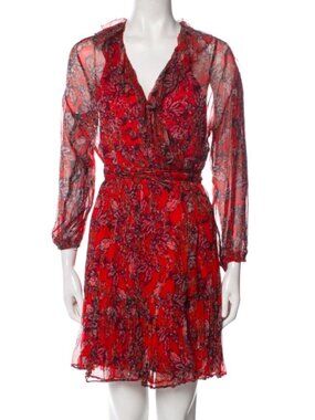 Iro Printed Knee-Length Dress